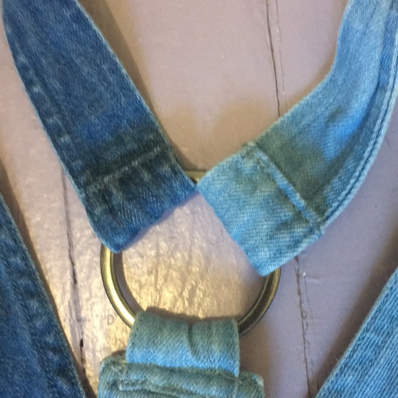 Jean two toned dress - Picture 4 of 5